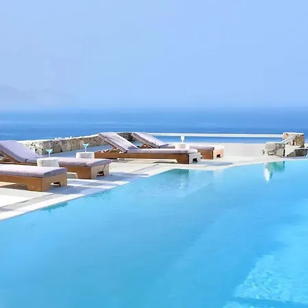 Paradisiacal With Pool And Sea View In Mykonos Agios Ioannis Diakoftis