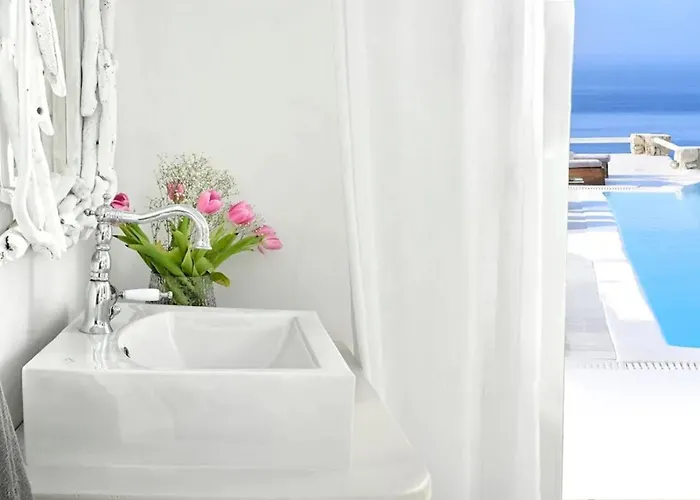 Paradisiacal With Pool And Sea View In Mykonos فيلة *