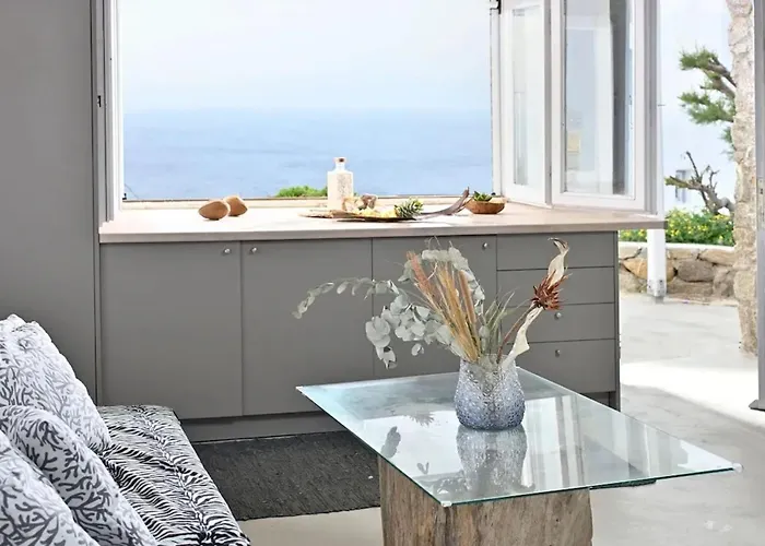 Paradisiacal With Pool And Sea View In Mykonos فيلة