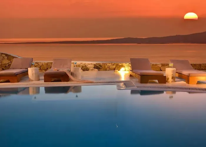 Paradisiacal With Pool And Sea View In Mykonos * Agios Ioannis Diakoftis