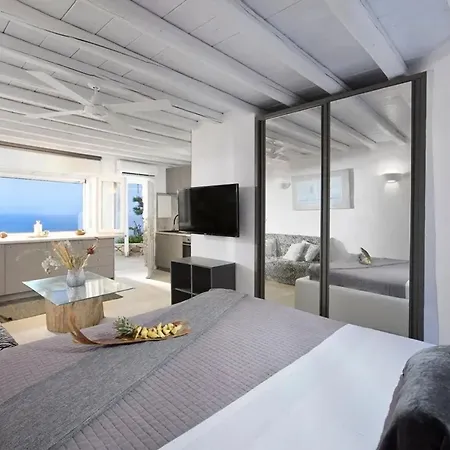 Paradisiacal With Pool And Sea View In Mykonos Villa *