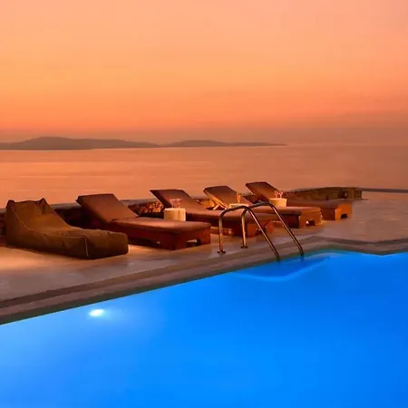 ヴィラ Paradisiacal With Pool And Sea View In Mykonos *