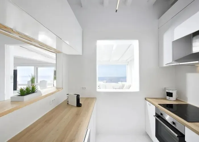 Paradisiacal With Pool And Sea View In Mykonos 빌라