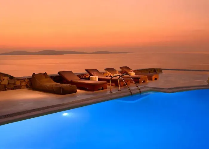 וילה Paradisiacal With Pool And Sea View In Mykonos *