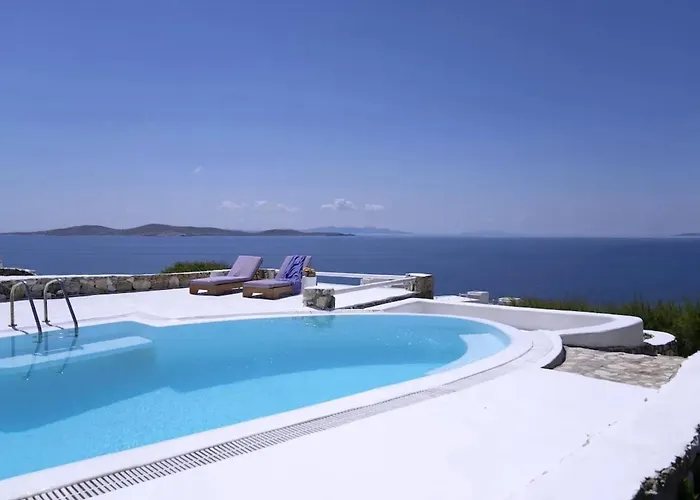 Paradisiacal With Pool And Sea View In Mykonos