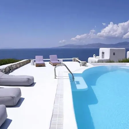 Paradisiacal With Pool And Sea View In Mykonos Villa *