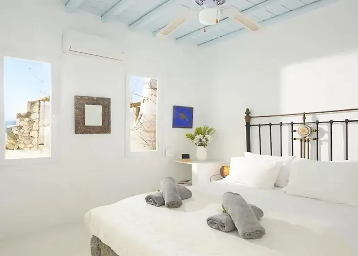 Βίλα Paradisiacal With Pool And Sea View In Mykonos Agios Ioannis Diakoftis